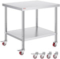 VEVOR Stainless Steel Work Table 36 x 30 x 34 Inch Food Prep Worktable by VEVOR