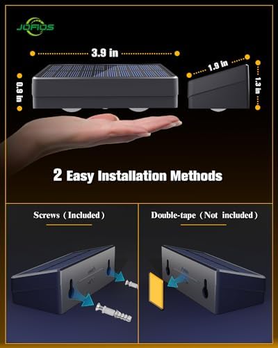 JOFIOS Solar Fence Lights 12 Pack, 50 Lumens Outdoor Fence Solar Lights with 12 Modes RGB Color Glow LED Solar Lights Outdoor Waterproof, Solar Lights for Patio, Backyard, Deck, Fence, Railing. - Image 6