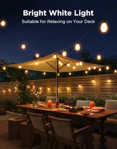 Govee S14 Bulb Outdoor String Lights 2, 48ft RGBICWW, 15 LED Bulbs, IP66 - Image 5