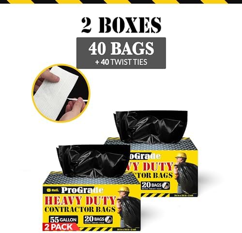 Reli. Contractor Garbage Bags 55 Gallon | Heavy Duty - Image 4