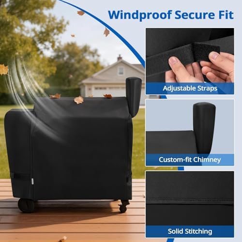 SunPatio Heavy Duty Waterproof Grill Cover for Traeger Pro 34 & 780 Series - Image 5