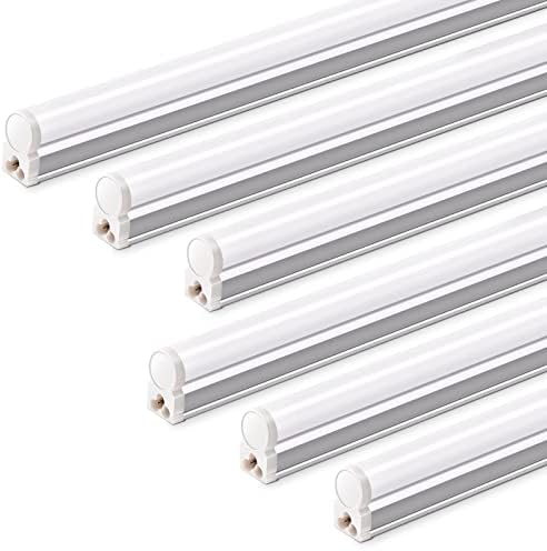 Barrina T5 LED Ceiling Light Fixtures, 2FT, 5000K, 1100LM, 10W, 6 Packs by Barrina
