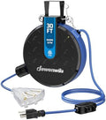 DEWENWILS Ceiling/Wall Mount Retractable Extension Cord Reel with 30FT Cord by DEWENWILS