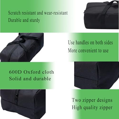 Heavy Duty Tactical Tool Bag - Extra Large Military Duffle for Mechanics, Camping Gear & BBQ Tools | Water-Resistant Industrial Organizer with MOLLE Straps (44L-23.6''(L)x12.2''(W)x9.45'''(H)) - Image 6