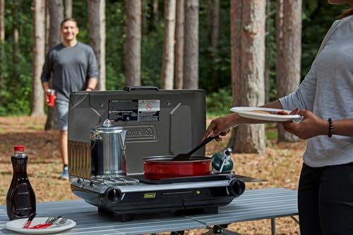 Coleman Tabletop 2-in-1 Grill & Stove, 2 Adjustable Burners, 20,000 BTUs - Image 3