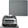 Winceed Silicone Heat Resistant Mat for Ninja Foodi Smart XL Grill, Anti-Slip Silicone Mat Compatible with Ninja Foodi Indoor Grill, Kitchen Countertop Protection, Dishwasher Safe, Grey by Winceed