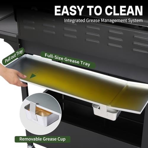 6-Burner Propane Gas Grill and Griddle Combo with Side Burner - Image 6