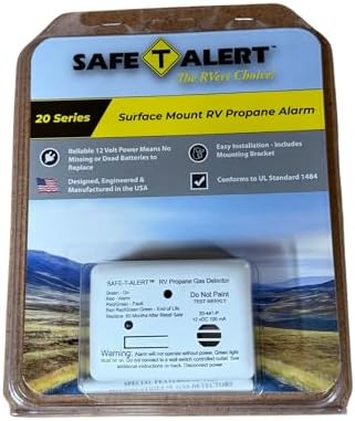 Safe T Alert 20 Series Mini LP Gas Alarm - Propane Alarm - Surface Mount, White - 20-441-P-WT - Image 2