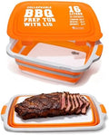 KITCHEN PERFECTION Collapsible XL Smoker & BBQ Prep Tub with Locking Lid by Kitchenperfection