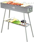 WILLBBQ Charcoal Grill, Portable BBQ Grill with Removable Stand & Shelf by WILLBBQ