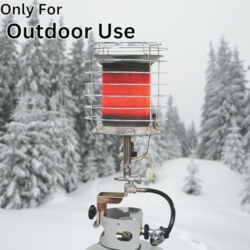 Dura Heat TT-360 Propane(LP) 360 Degree Tank Top Heater, Length: 8.9in, Width: 8.9in, Height: 20.24in,Silver - Image 6