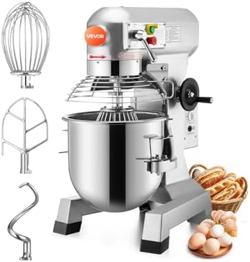 Happybuy 15Qt Commercial Food Mixer Timing Function 600W Commercial Mixer by Happybuy