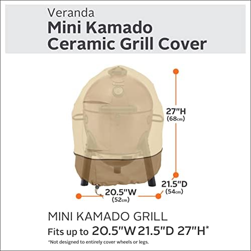Classic Accessories Veranda Water-Resistant Kamado Mini Ceramic BBQ Grill Cover, 20.5 x 21.5 x 27 Inch - Image 2