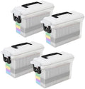 Sheffield Ammo Box Made in USA, Stackable Lockable Ammo Storage Box, Frost by Sheffield