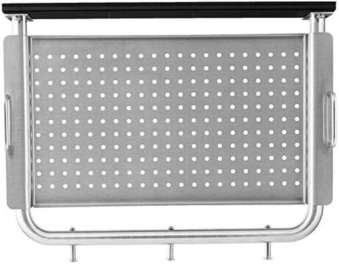 Pit Boss Deluxe Stainless Steel Grill Side Shelf – Removable Prep Tray with Tool Hooks – 19.02" L x 14.81" W x 2.76" H - Image 4