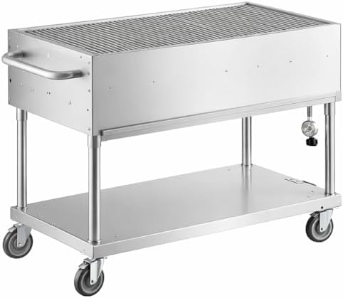 Commercial Stainless Steel Outdoor Liquid Propane Grill, 48" Cooking Surface, 6 Burners, 96,000 BTU, for Restaurant Patio, Resort, Catering, Outdoor Kitchen, Hotel - Image 2