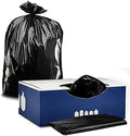 Plasticplace 40-45 Gallon Black Trash Bags ,1.7 Mil, 40"x47", 100 Count by Plasticplace