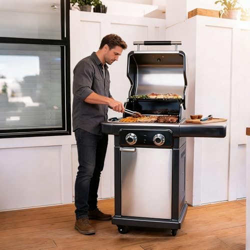 Stanbroil Grill Cover Fit Char-Broil Commercial 2-Burner Gas Grill Griddle - Image 6