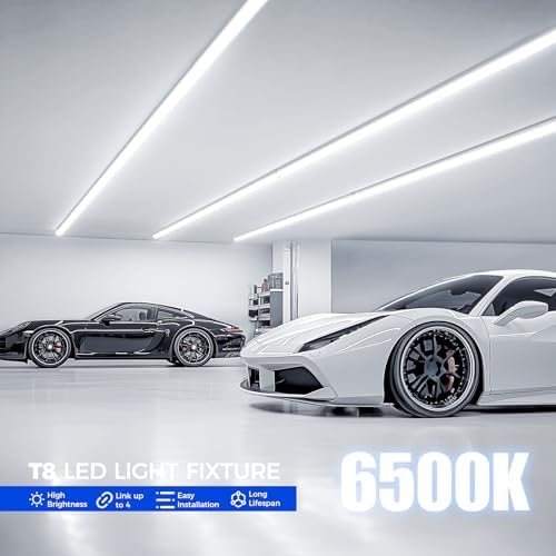 Barrina T8 LED Shop Lights 8FT, 72W 10000LM 6500K, High Output, 10 Packs - Image 5