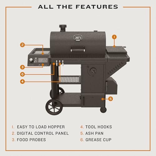 Oklahoma Joe's Tahoma 900A DLX Auto-Feed Charcoal Smoker & Grill w/Wi-Fi - 25203115 - Image 7