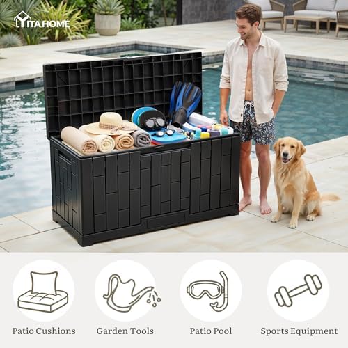 YITAHOME 60 Gallon Outdoor Storage Box - Image 5