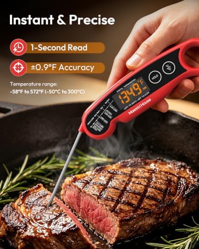 Maestri House Rechargeable Meat Thermometer, 1-Second Instant Read, IP65 - Image 2