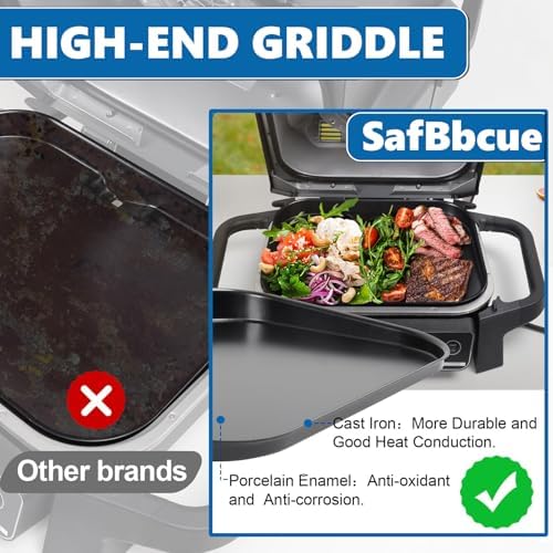Nonstick Griddle Plate for Ninja Woodfire OG800/OG900 Series Pro XL Grill - Image 4