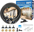 Pre-Assembled Misters for Outside Patio,Outdoor Misting System,80FT|24M. by POCKETPANDA