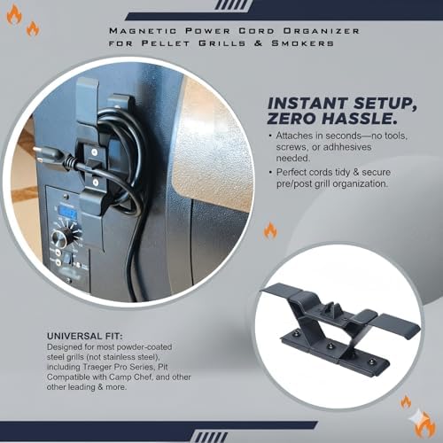 Strong Magnetic Power Cord Organizer for Traeger Grill Accessories - Image 4