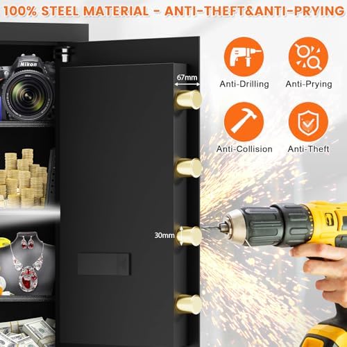 7.0 cu ft Large Safe Box for Home & Office | 27.56"H Anti-Theft Safety Box - Image 3