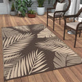 GENIMO Outdoor Rug Waterproof for Porch, Plastic Door 3'x5' Mat Coffee by GENIMO