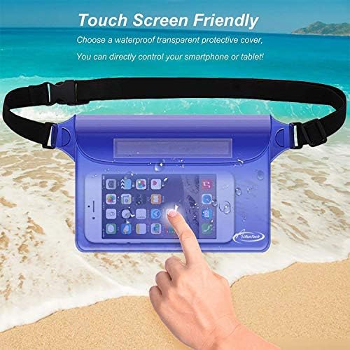 AiRunTech Clear Fanny Pack Waterproof,Beach Cruise Ship Essential Accessories Must Haves,Waterproof Pouch for Phone Passport Wallet Purse with Waist Strap - Image 6