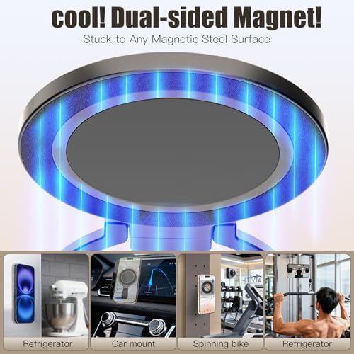 Magnetic Suction Phone Ring Grip for MagSafe & Magnet Car Mounts - Image 5