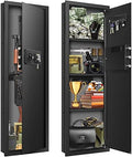 Black 43.3" Tall Fireproof Wall Safe Between Studs 16" Centers by HomeSafe