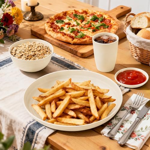 16 PCS Camping Dishes Set for 4, Unbreakable Plates and Bowls Set - Image 7