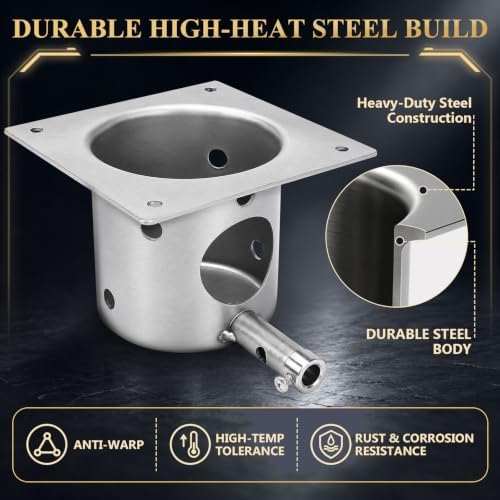 Upgraded Fire Burn Pot Replacement Parts for Pit Boss&Traeger Pellet Grills - Image 4