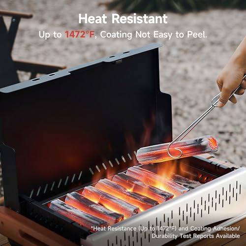 Portable BBQ Charcoal Grill, No Assembly Hibachi Grill for Camping - Image 6