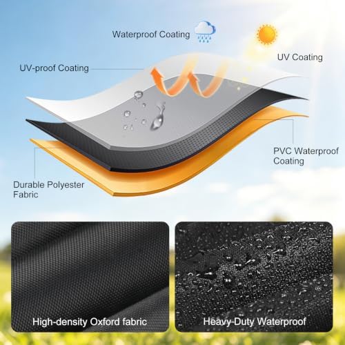 Grill Cover for Megamaster 1-Burner Portable Gas Grill 820-0065C - Image 4