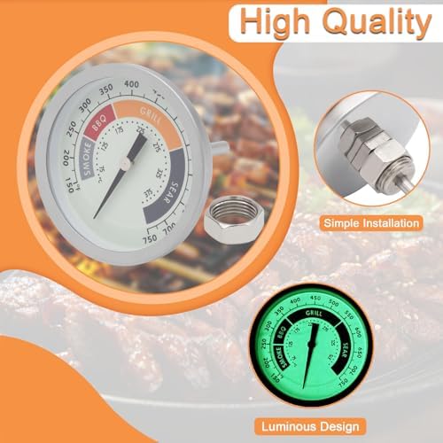 Temperature Gauge for Masterbuilt/All Oklahoma Joe/Char-Griller/Pit Boss - Image 3