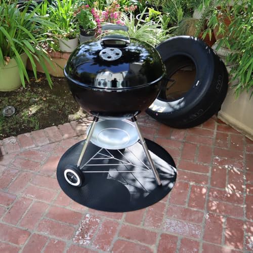 Rubber-Cal Rubber BBQ Under Grill Mat - 5mm x 32" Diameter Round Mat - Image 6