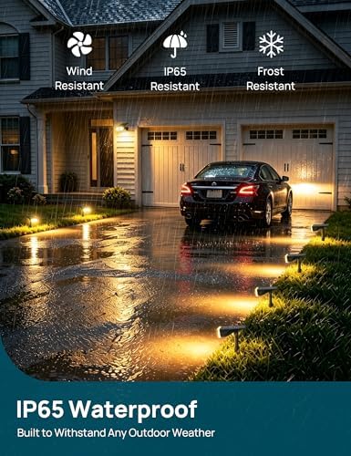 Linkind Solar Lights Outdoor Waterproof LED Spotlights Warm White 2 Pack - Image 4