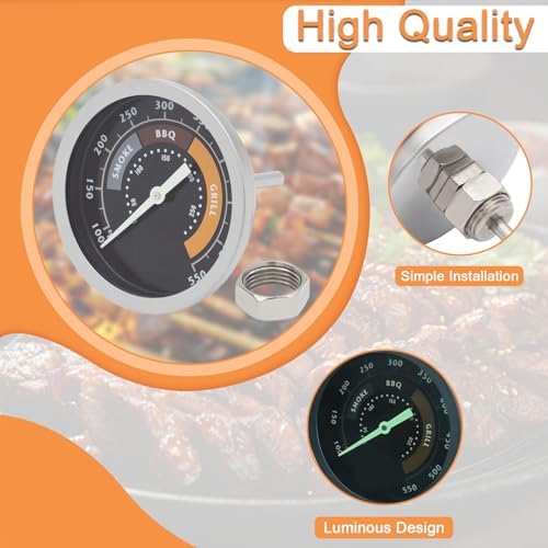 Temperature Gauge for Oklahoma Joe's/Most 13/16" Opening Gas/Charcoal Grill - Image 3