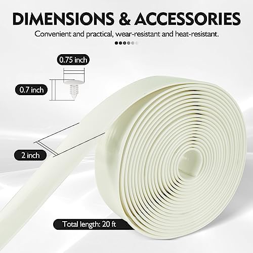 LukLoy 2" Wide 20ft Long Vinyl Straps for Patio Chairs Repairs, White - Image 5