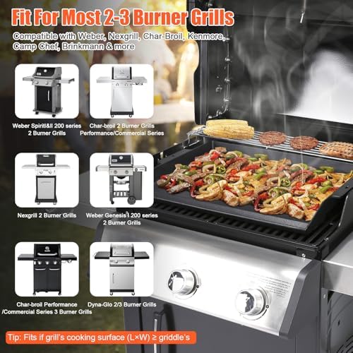 QuliMetal 23 x 16 Inch Cast Iron Griddle for Gas Grills and Stove Tops - Image 6
