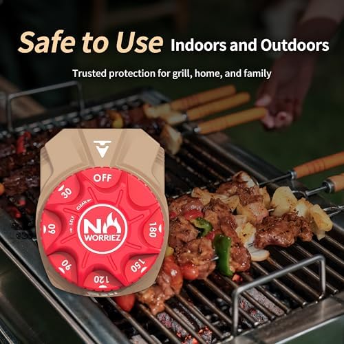 NO WORRIEZ 3-Hour Propane Natural Gas Timer, Auto Shut-Off, 1/2" Female NPT - Image 6