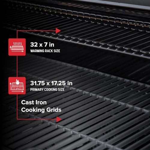 Nexgrill Deluxe 5-Burner Gas Grill, Ceramic Side Burner with Side Table - Image 4