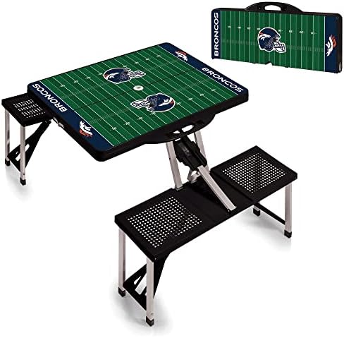 Picnic TIME NFL Football Field Folding Picnic Table, Camping Table, Outdoor Table with Umbrella Hole - Image 4