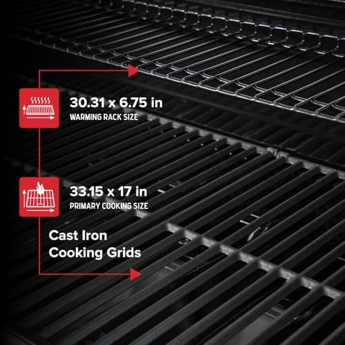 Nexgrill Deluxe 6-Burner Gas Grill, Ceramic Side Burner & Rotisserie Kit - Image 4