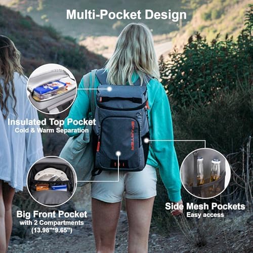 SPARTER Backpack Cooler Insulated 33/49 Can Leakproof Waterproof Bag Beach - Image 4