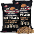 Bear Mountain Hickory Wood Pellets for Smoker and Grill, 20lb Bag, 2-Pack by BearMountainBBQ
